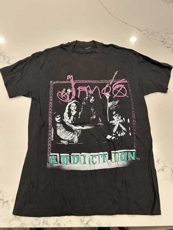 Vintage Jane's Addiction Lollapalooza T Shirt Size L Rare Tour shirt