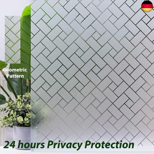 Geometrie Fensterfolie Sichtschutz Sichtschutzfolie Ohne Kleber Milchglasfolie - Bild 8 von 8