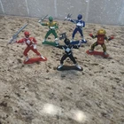 Lot of 1993 Bandai Power Rangers Figurines and Vintage Badai Alpha 5 Mini