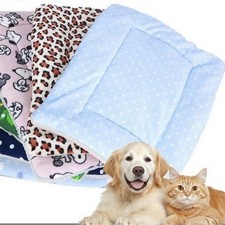 Plush Pet Mat Bed 41"x28" Reversible Double-Sided Washable Cat Dog Free Shipping