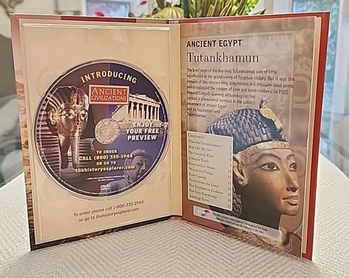 2008 King Tut ~ Secrets Revealed ~ Ancient Civilizations Egypt ~ DVD & Book - Picture 3 of 7