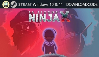 NEU PC Computer Spiel 10 Second Ninja X für Windows 10 11 STEAM Downloadcode Key