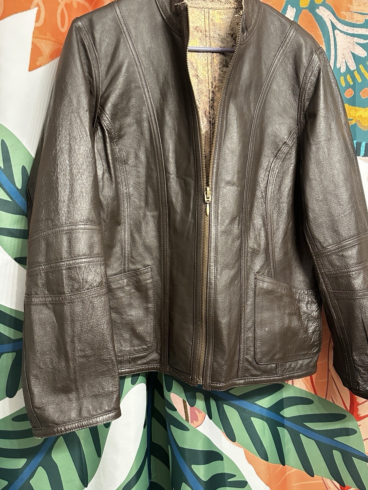 chicos - reversible leather jacket - 2 - image 9