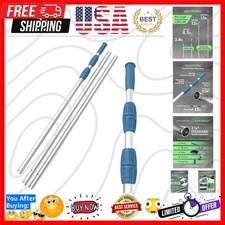 KEMANO Professional 15ft Heavy Duty Swimming Pool Pole, Telescopic Aluminum, ...