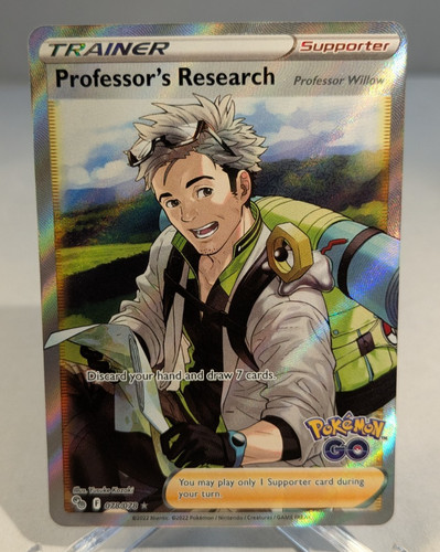 Pokemon GO Professor's Research Full Art Holo 078/078
