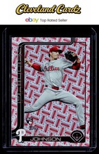 2025 Topps #362 Seth Johnson Holiday Hot Dogs Refractor #/99 RC