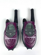 Motorola Talk About T 5320 Two Way Radios Walkie Talkies Tested Working PAIR