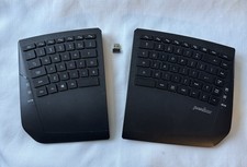 Perixx PERIBOARD-624 Wireless Ergonomic Split Keyboard Black US English