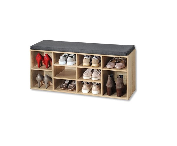 Kesper Schuhschrank Mit Sitzkissen Eichefarben-image
