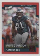 2017 Panini Donruss Press Proof Red Fletcher Cox #249 2f4