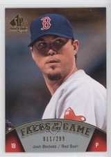2009 SP Authentic Faces of the Game Gold 11/299 Josh Beckett #192 9bp