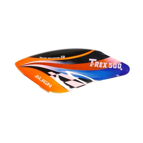 TREX 500 Glass Fiber Canopy Shell For Align RC Helicopter Parts - Picture 3 of 3