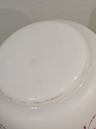 Seltenes viktorianisches Glas aus weißem Opalglas handbemalt vergoldet EMAILLIERT mit Deckel Bristol - Bild 13 von 14