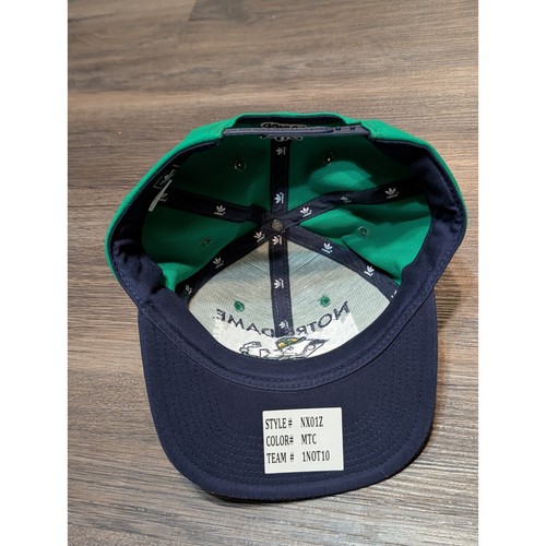 Notre Dame Fighting Irish Adidas Snapback Mütze Kappe Erwachsene grün blau verstellbar - Bild 6 von 8
