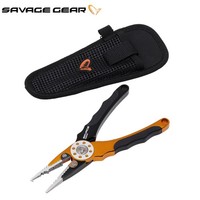 Savage Gear Stainless Steel Multi-Purpose Alu Pro Fishing Pliers M 18Cm