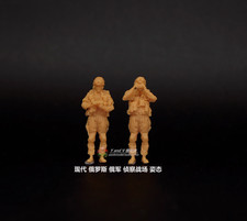 3D printed 1/72 Modern scouting battlefield Russian 3 soldiers model