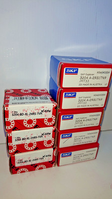 Schrägkugellager FAG, SKF 3204 2RS 2RS1, 2HRS * abgedichtet * 20 x 47 x 20,60 mm