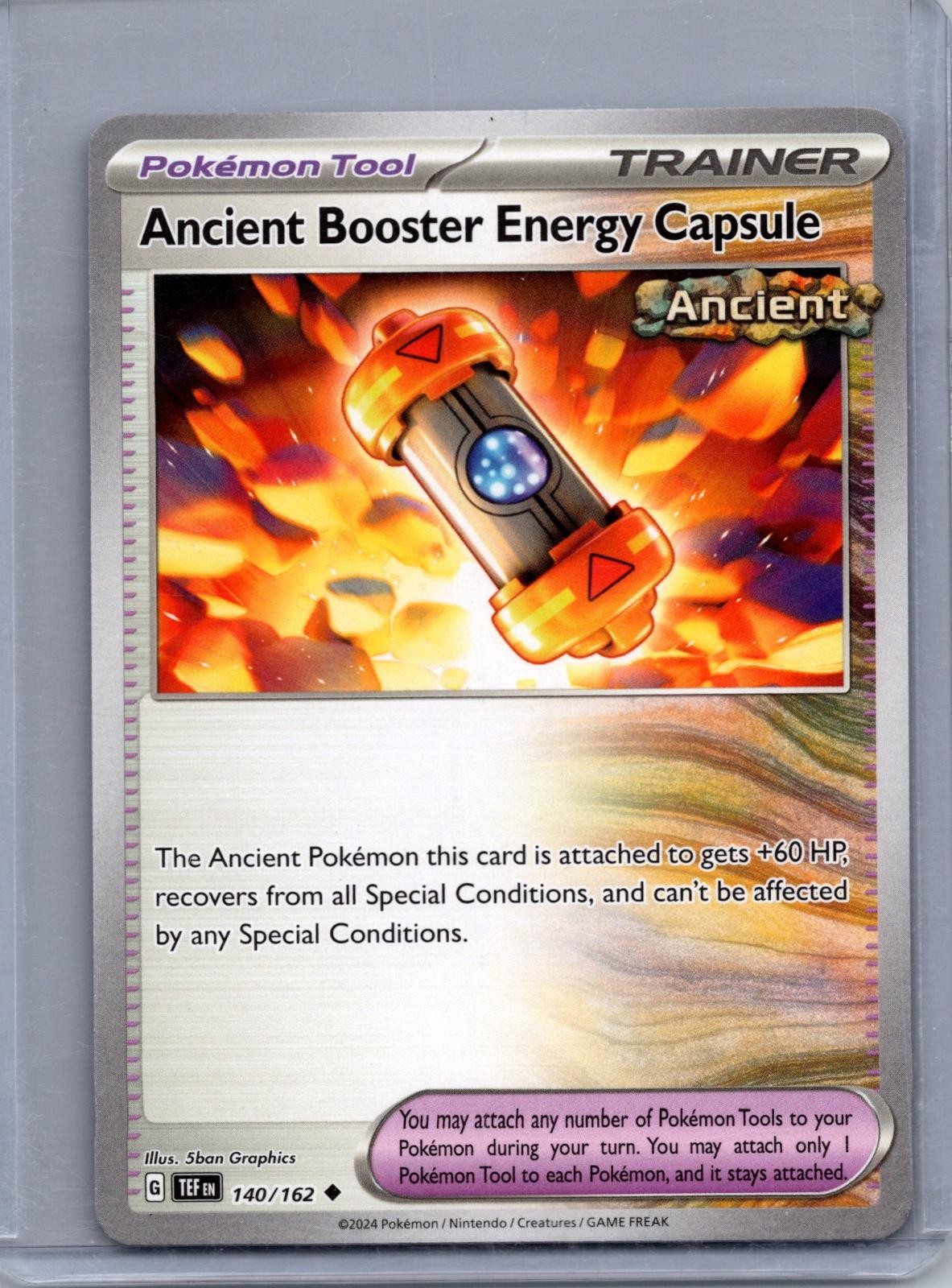 ANCIENT BOOSTER ENERGY CAPSULE 140/162 UNCOMMON TEMPORAL FORCES POKEMON NM/M