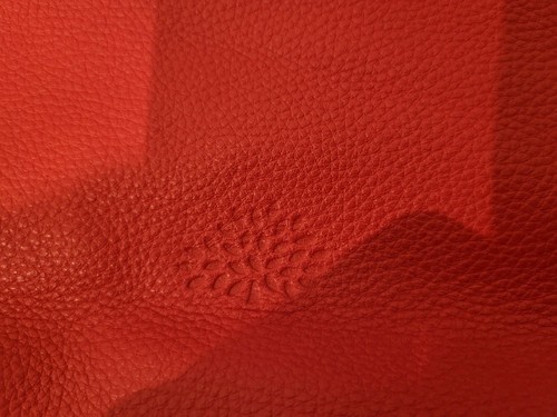 Mulberry Effie Hobo in Bright Red Spongy Pebbled Leather - Mint condition - Picture 16 of 22