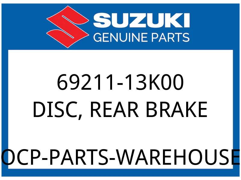 DISC, REAR BRAKE