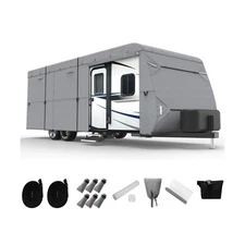 XGear Windproof Upgraded 27' - 30' RV Cover Travel Trailer Cover, Extra-Thick...