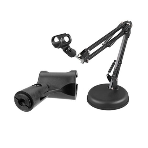 Metal Cantilever Microphone Stand Desktop Mic Stands Height Adjustable - Picture 1 of 9