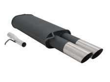 Endschalldämpfer Auspuff VW Passat 3B/3BG 96/05 - 2x76mm MS