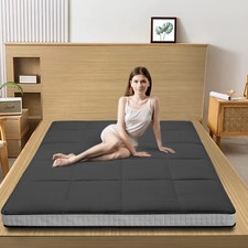 Japanese Floor Mattress Futon Mattress Foldable Mattress Roll Up Tatami 3 Sizes