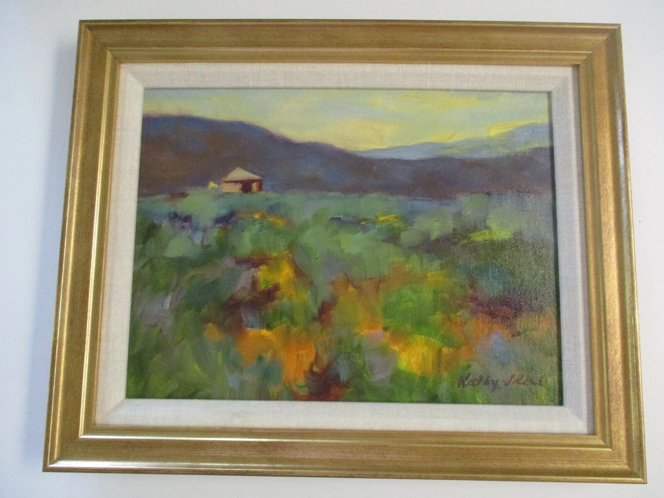 КАРТИНА КЭТИ ИКЕРД АМЕРИКАНСКАЯ КАЛИФОРНИЯ РЕГИОНАЛИСТСКИЙ ПЕЙЗАЖ ГОРНЫЙ ЦВЕТОК - Изображение 2 из 4