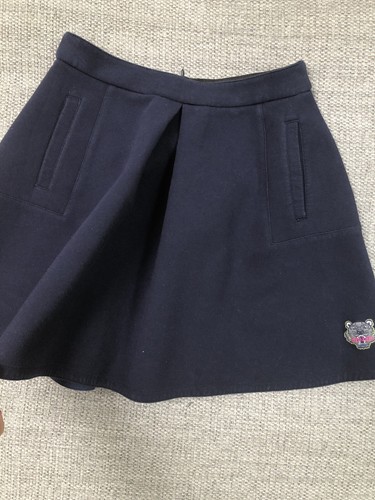 Girls Navy Blue A Linr Skater Style Age 14 Kenzo Skirt - Picture 2 of 3