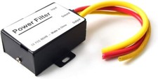 Car Power Filter EMI Noise Ground Loop Isolator Suppressor for Auto Stereo Audio