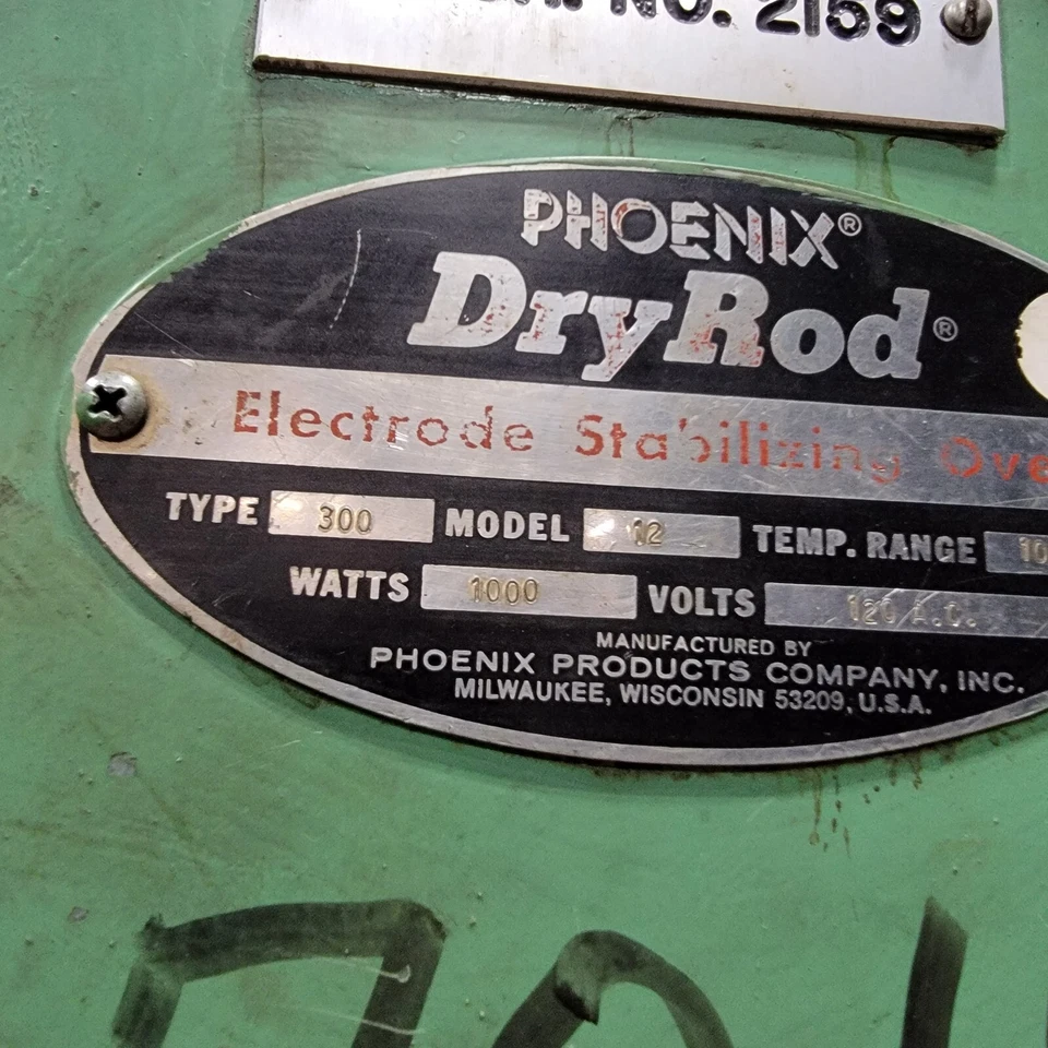 Phoenix DryRod 300 型长凳电极烤箱 120V 型号 12 带推车 — 第 4/4 张图片