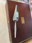 Vintage UNUSED Gorham cake knife sterling handle stainless blade