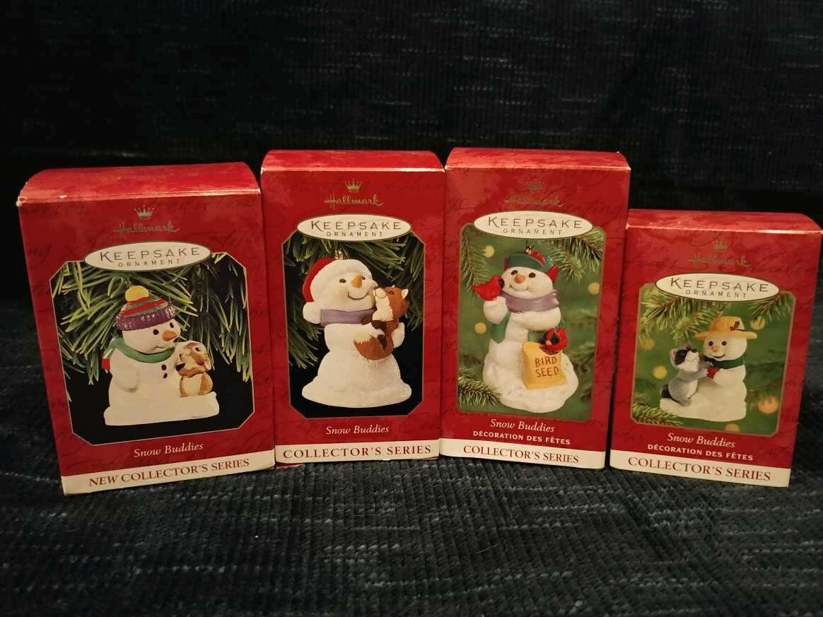 Hallmark Keepsake Ornament Series, SNOW BUDDIES Complete Set of 26