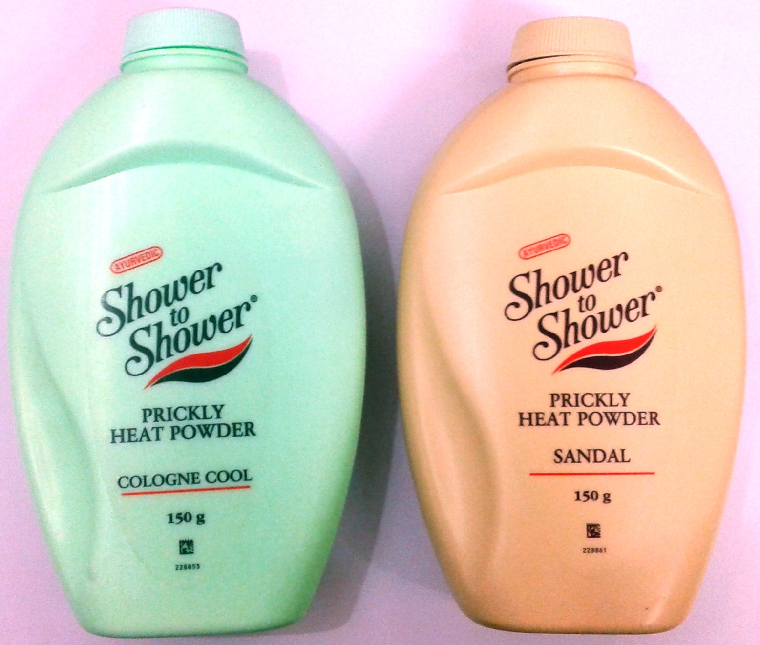 Shower to Shower Prickly Heat Powder 150 GM Cologne Cool / Sandal Talc