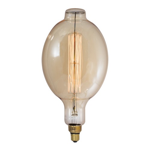 Bombilla Grand Nostalgic Edison - Forma BT56 de gran tamaño, 60 vatios Inca. Filamento - Imagen 3 de 8