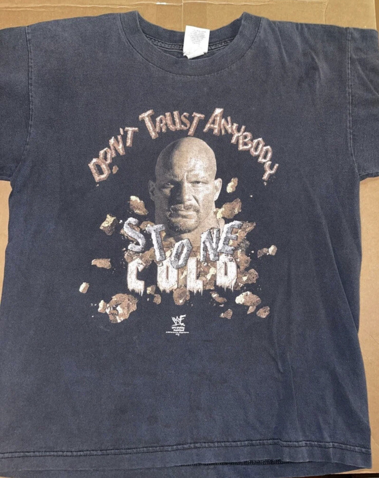 Vintage 1998 WWF Youth XL Stone Cold Steve Austin Shirt | eBay