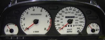 Lockwood Ford Mondeo Mk1/2 Benzin Trip Reset auf R. RED (W) Dial Kit 400L/MM1