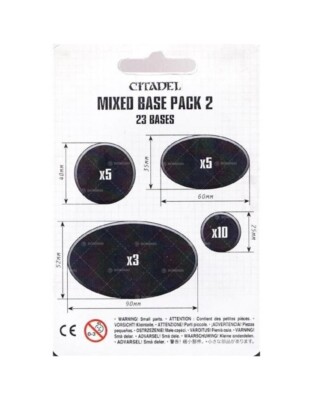 Gemischtes Base Pack 2 - Brandneu - Games Workshop Citadel Warhammer 40K AOS LOTR