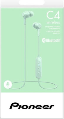 Pioneer SE-C4BT - Bluetooth In-Ear - Mintgrün Headphone Kopfhöhrer