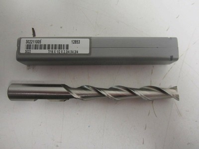 Qualtech 15//16 X 1//2 HSS 2 Flute Single End End Mill