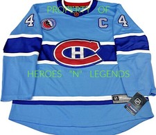 NWT-M-L-XL * JEAN BELIVEAU MONTREAL CANADIENS HALL OF FAME PATCH FANATICS JERSEY