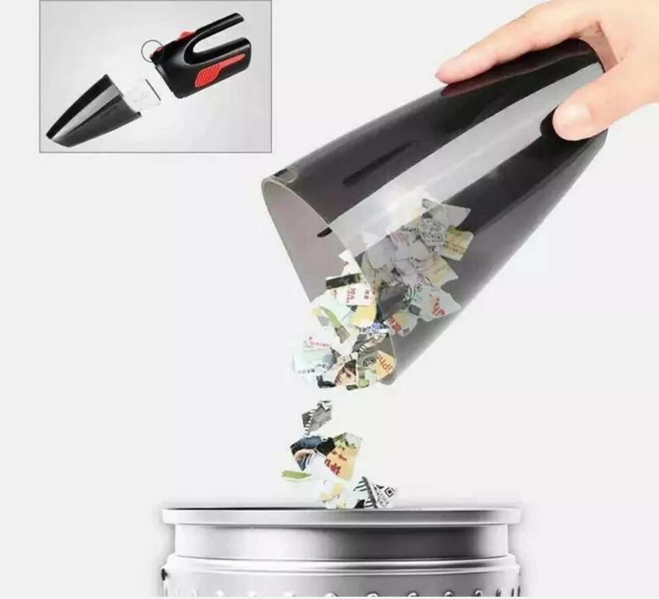 Jiekesi 120W 12V Portable Car Vacuum Cleaner Handheld Mini Super Suction - Image 3 of 4