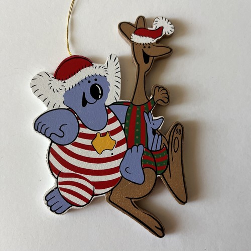 Australia Recuerdo Navidad Adorno Canguro Koala Oso Decoración Vacacional - Imagen 2 de 3