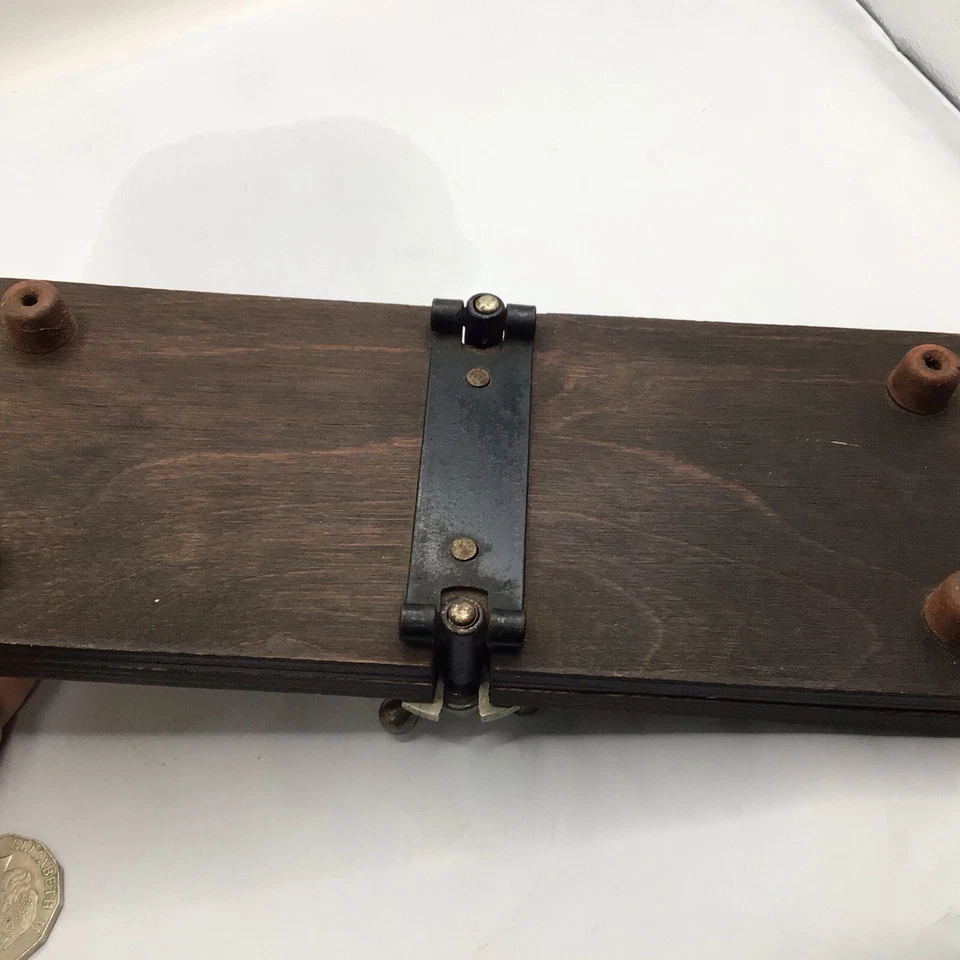 Vintage Wooden Tie Press - Inlaid Work - image 3 of 4