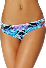 Bar III MULTI Hot Tropic Keyhole Hipster Bikini Swim Bottom, US X-Large NWT