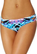 Bar III MULTI Hot Tropic Keyhole Hipster Bikini Swim Bottom, US X-Large NWT