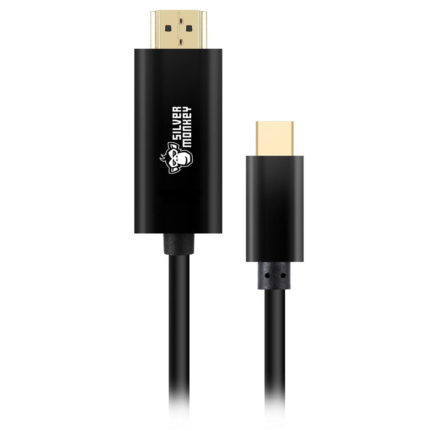 SILVER MONKEY USB-C - HDMI кабель 1,4- 1,8 м 4K UltraHD Аудио-/видеокабель Schwarz