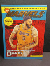 2020-21 Donruss Net Marvels Antyony Davis Black Press Proof Gold Letters #20