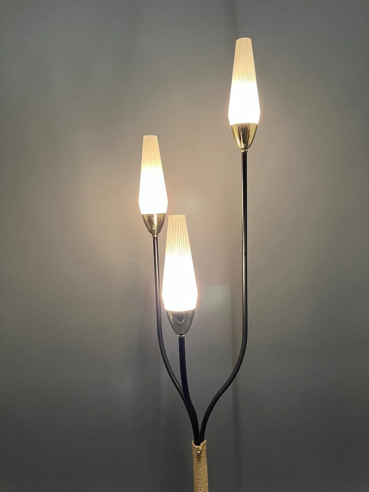 lampadaire 1950 ancien vintage maison lunel france - Photo 3/4